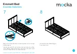 Предварительный просмотр 5 страницы Mocka Emmett Bed Assembly Instructions