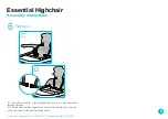 Preview for 5 page of Mocka Essential Highchair Assembly Instructions