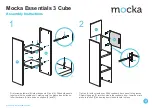 Предварительный просмотр 2 страницы Mocka Essentials 3 Cube Quick Start Manual