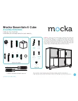 Предварительный просмотр 1 страницы Mocka Essentials 6 Cube Assembly Manual