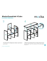 Предварительный просмотр 3 страницы Mocka Essentials 6 Cube Assembly Manual