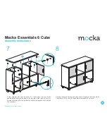 Предварительный просмотр 5 страницы Mocka Essentials 6 Cube Assembly Manual