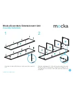 Предварительный просмотр 2 страницы Mocka Essentials Entertainment Unit Assembly Instructions Manual