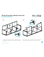 Предварительный просмотр 3 страницы Mocka Essentials Entertainment Unit Assembly Instructions Manual