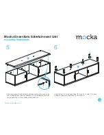 Предварительный просмотр 4 страницы Mocka Essentials Entertainment Unit Assembly Instructions Manual