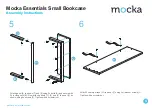 Предварительный просмотр 4 страницы Mocka Essentials Small Bookcase Assembly Instructions Manual