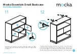 Предварительный просмотр 7 страницы Mocka Essentials Small Bookcase Assembly Instructions Manual