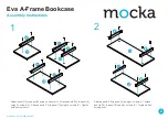 Предварительный просмотр 2 страницы Mocka Eva A-Frame Assembly Instructions