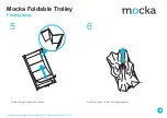 Предварительный просмотр 4 страницы Mocka Foldable Trolley Assembly Instructions