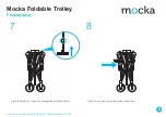 Предварительный просмотр 5 страницы Mocka Foldable Trolley Assembly Instructions