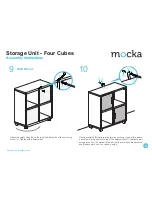 Предварительный просмотр 6 страницы Mocka Four Cubes Assembly & Instruction Manual