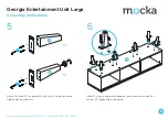 Предварительный просмотр 4 страницы Mocka Georgia Entertainment Unit Assembly Instructions Manual