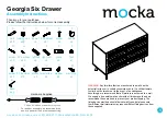 Предварительный просмотр 1 страницы Mocka Georgia Six Drawer Assembly Instructions Manual