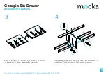 Предварительный просмотр 3 страницы Mocka Georgia Six Drawer Assembly Instructions Manual