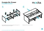 Предварительный просмотр 4 страницы Mocka Georgia Six Drawer Assembly Instructions Manual