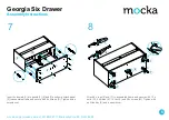 Предварительный просмотр 5 страницы Mocka Georgia Six Drawer Assembly Instructions Manual