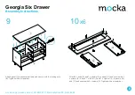 Предварительный просмотр 6 страницы Mocka Georgia Six Drawer Assembly Instructions Manual