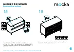 Предварительный просмотр 9 страницы Mocka Georgia Six Drawer Assembly Instructions Manual