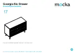 Предварительный просмотр 10 страницы Mocka Georgia Six Drawer Assembly Instructions Manual