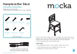 Mocka Hamptons Bar Stool Assembly Instructions preview