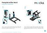 Preview for 2 page of Mocka Hamptons Barstool Assembly Instructions