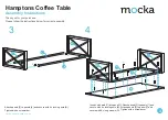 Preview for 3 page of Mocka Hamptons Coffee Table Assembly Instructions