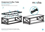 Preview for 5 page of Mocka Hamptons Coffee Table Assembly Instructions