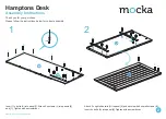 Preview for 2 page of Mocka Hamptons Desk Assembly Instructions Manual