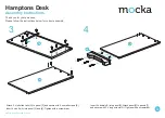 Preview for 3 page of Mocka Hamptons Desk Assembly Instructions Manual