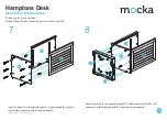 Preview for 5 page of Mocka Hamptons Desk Assembly Instructions Manual