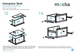 Preview for 8 page of Mocka Hamptons Desk Assembly Instructions Manual