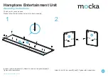 Предварительный просмотр 2 страницы Mocka Hamptons Entertainment Unit Assembly Instructions Manual