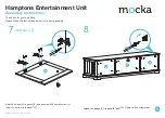 Предварительный просмотр 5 страницы Mocka Hamptons Entertainment Unit Assembly Instructions Manual