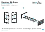 Предварительный просмотр 3 страницы Mocka Hamptons Six Drawer Assembly Instructions Manual