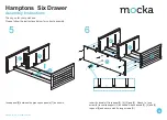 Предварительный просмотр 4 страницы Mocka Hamptons Six Drawer Assembly Instructions Manual