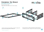 Предварительный просмотр 5 страницы Mocka Hamptons Six Drawer Assembly Instructions Manual