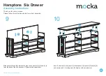 Предварительный просмотр 6 страницы Mocka Hamptons Six Drawer Assembly Instructions Manual