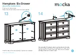 Предварительный просмотр 8 страницы Mocka Hamptons Six Assembly Instructions Manual