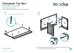 Preview for 2 page of Mocka Hamptons Toy Box Assembly Instructions