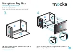 Preview for 3 page of Mocka Hamptons Toy Box Assembly Instructions