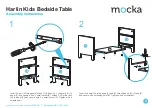 Предварительный просмотр 2 страницы Mocka Harlin Kids Bedside Table Assembly Instructions Manual