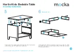 Предварительный просмотр 4 страницы Mocka Harlin Kids Bedside Table Assembly Instructions Manual