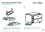 Предварительный просмотр 5 страницы Mocka Harlin Kids Bedside Table Assembly Instructions Manual