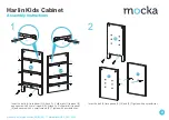 Предварительный просмотр 2 страницы Mocka Harlin Kids Cabinet Assembly Instructions Manual