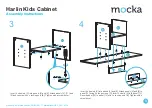 Предварительный просмотр 3 страницы Mocka Harlin Kids Cabinet Assembly Instructions Manual