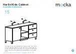 Предварительный просмотр 9 страницы Mocka Harlin Kids Cabinet Assembly Instructions Manual