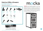 Mocka Hatcher Office Drawers Assembly Instructions Manual предпросмотр