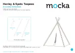 Preview for 1 page of Mocka Henley Teepees Assembly Instructions