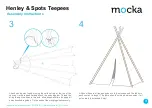 Preview for 3 page of Mocka Henley Teepees Assembly Instructions