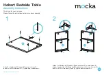 Preview for 2 page of Mocka Hobart Bedside Table Assembly Instructions Manual